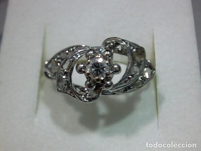 Joyeria: anillo oro blanco y diamantes - Foto 1