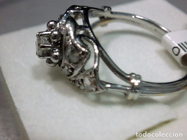 Joyeria: anillo oro blanco y diamantes - Foto 3