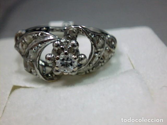 Joyeria: anillo oro blanco y diamantes - Foto 4