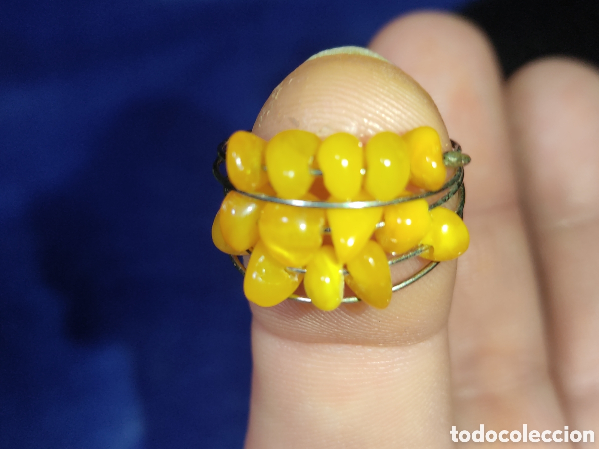 Joyeria: Anillo de &aacute;mbar del B&aacute;ltico.Vintage. - Foto 3