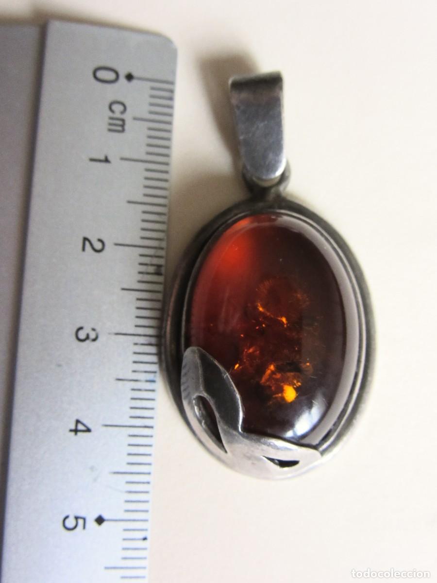 Joyeria: COLGANTE DE PLATA Y AMBAR - Foto 5