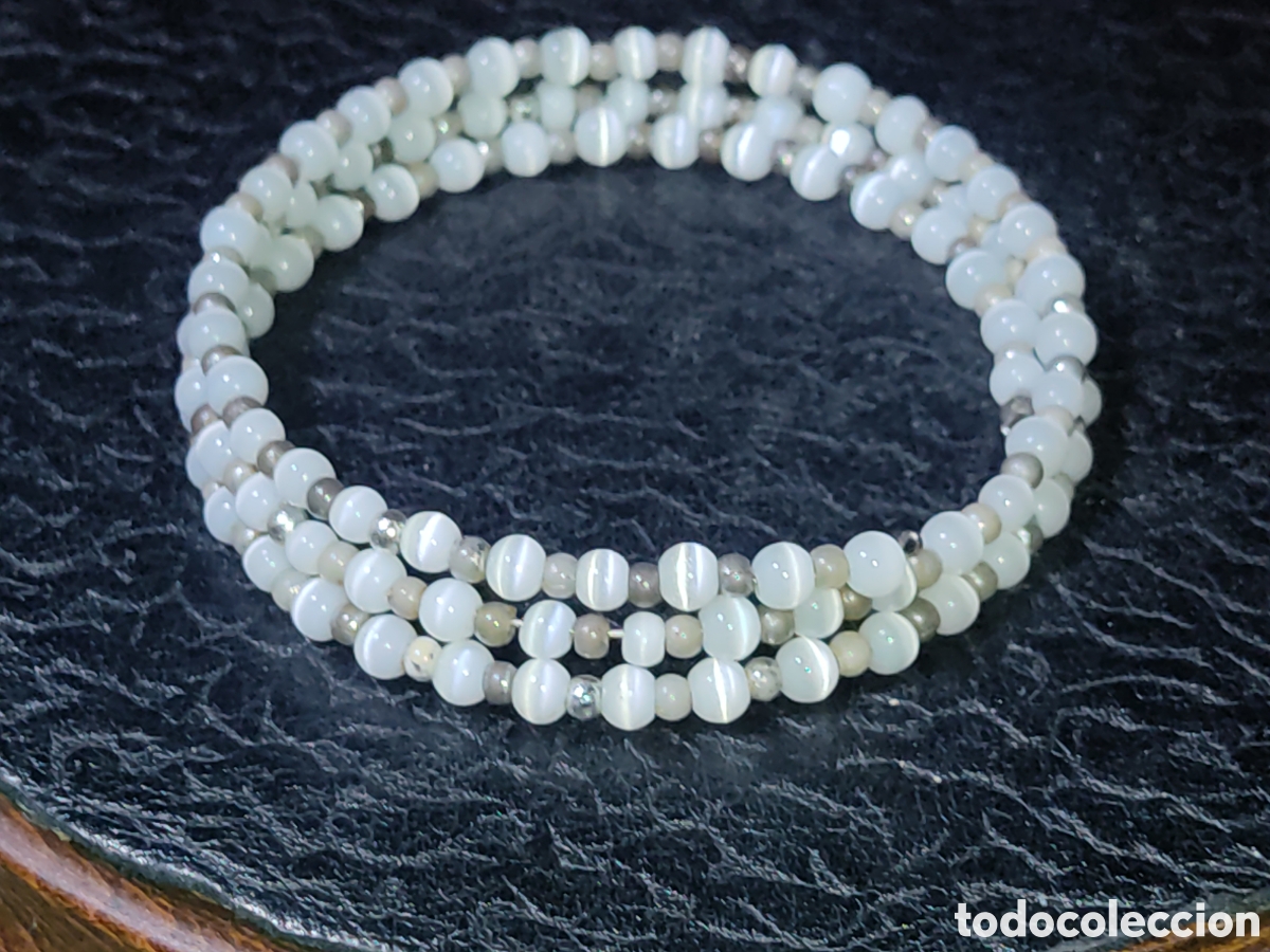 Joyeria: Pulsera de n&aacute;car de vueltas.Vintage. - Foto 2