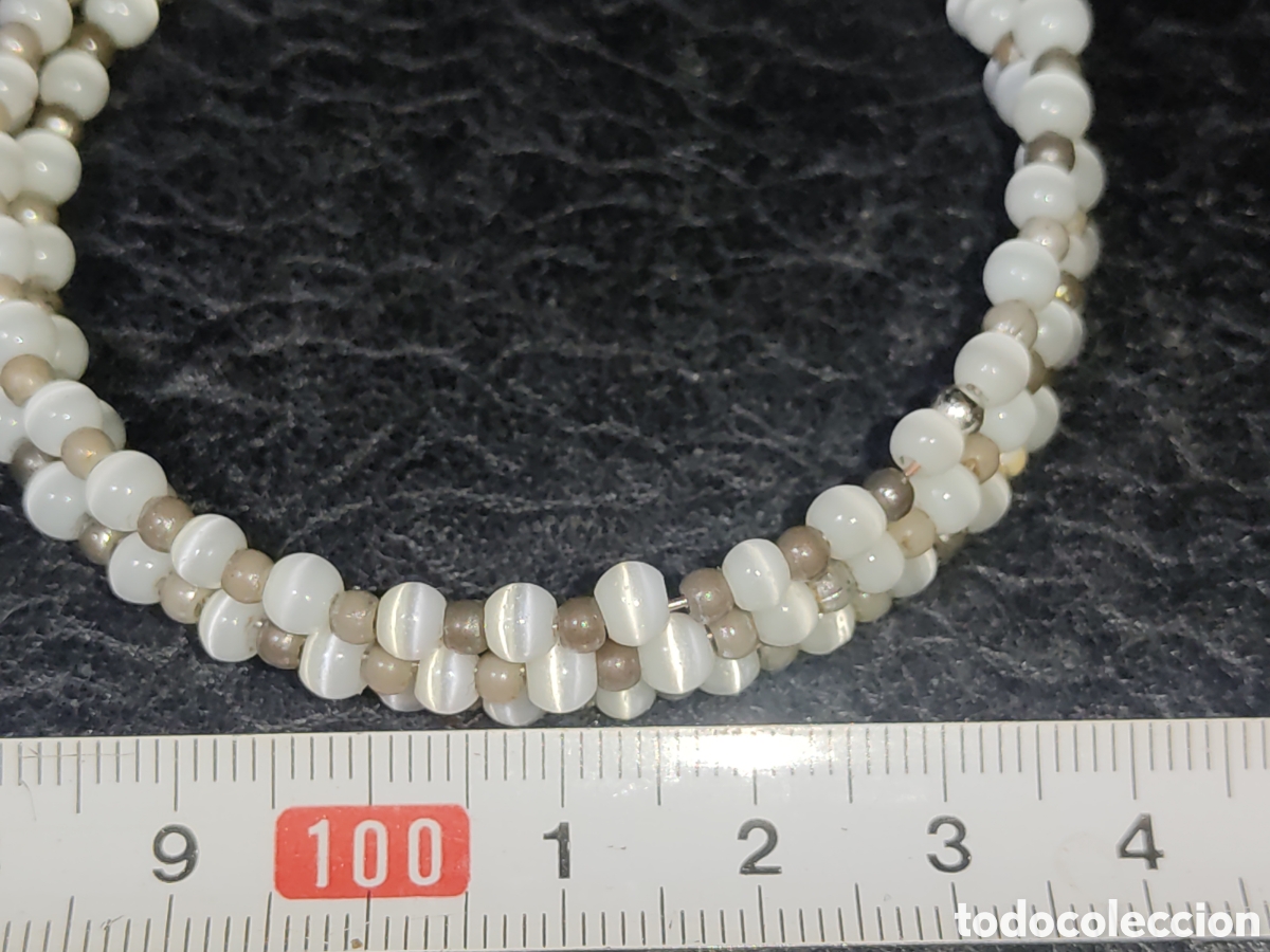 Joyeria: Pulsera de n&aacute;car de vueltas.Vintage. - Foto 4