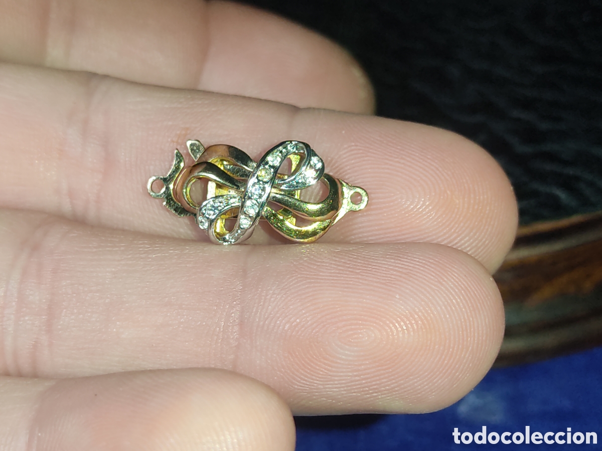 Joyeria: Broche,cierre para collar de plata dorada contrastada 935. - Foto 7