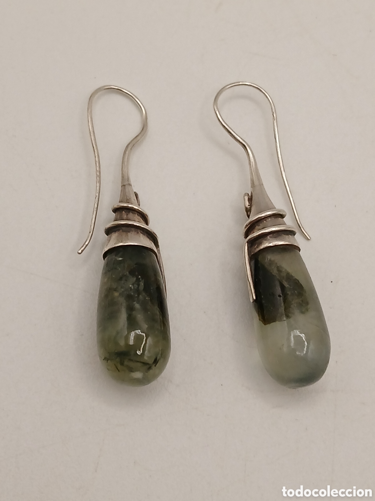 Joyeria: Pendientes plata 925mls y jade - Foto 4