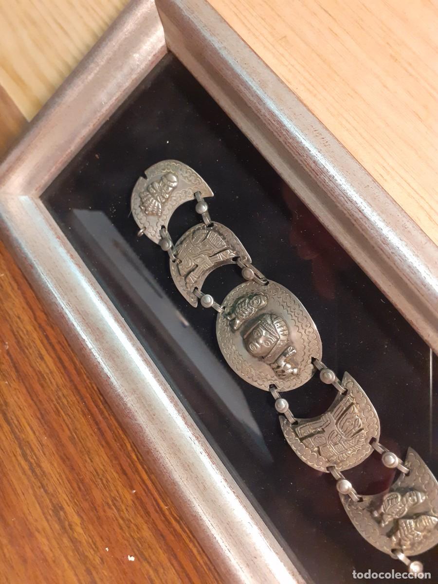 Joyeria: Pulsera de plata de Taxco en vitrina - Foto 3