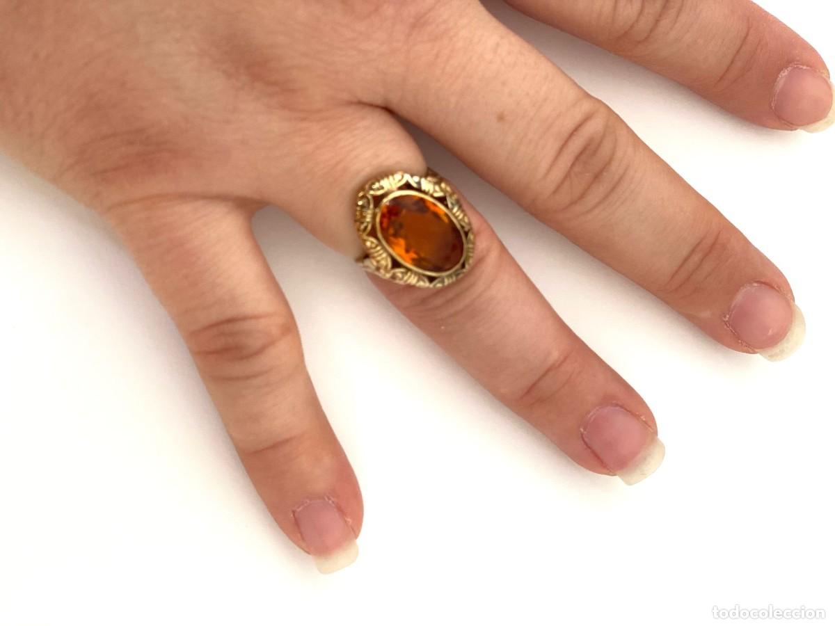 Joyeria: Anillo oro 14 kt con citrino - Foto 9