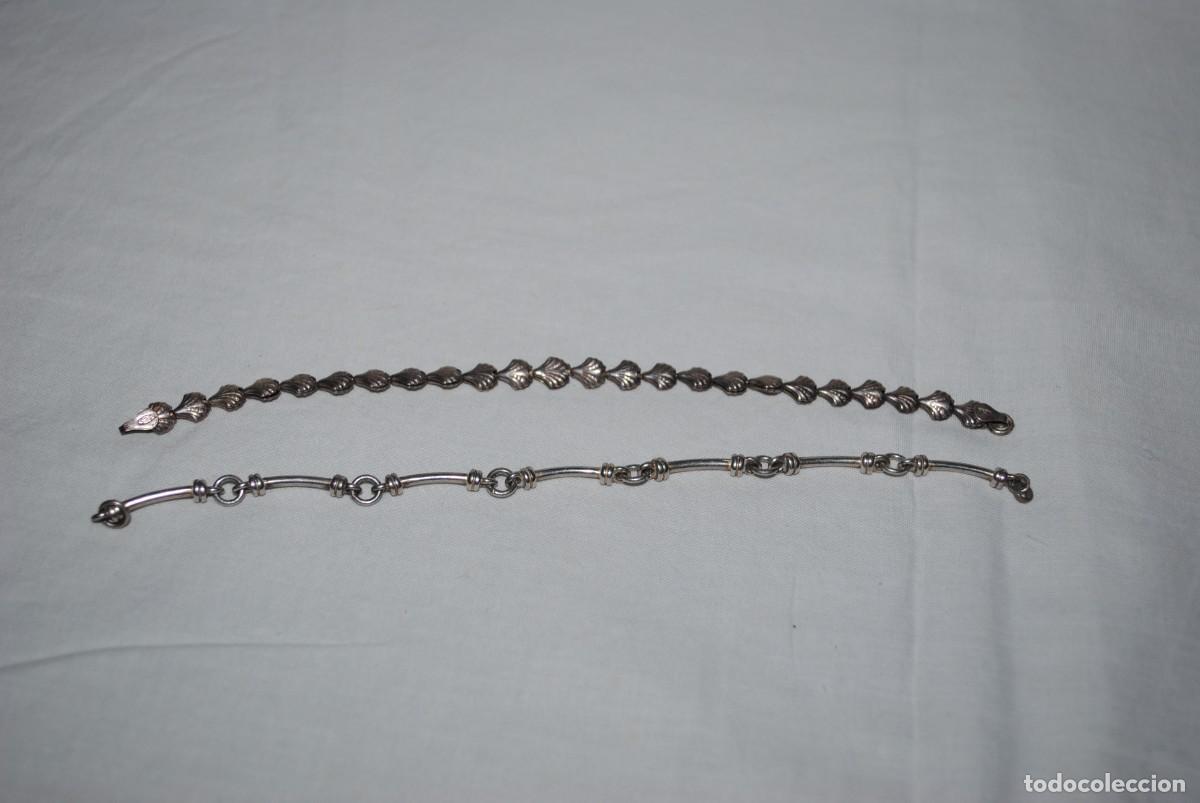 Joyeria: PULSERAS DE PLATA , LOTE DE DOS. - Foto 1