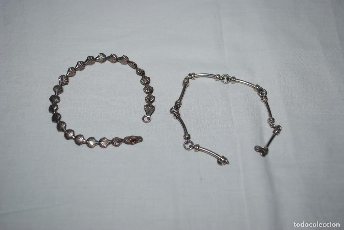 Joyeria: PULSERAS DE PLATA , LOTE DE DOS. - Foto 2