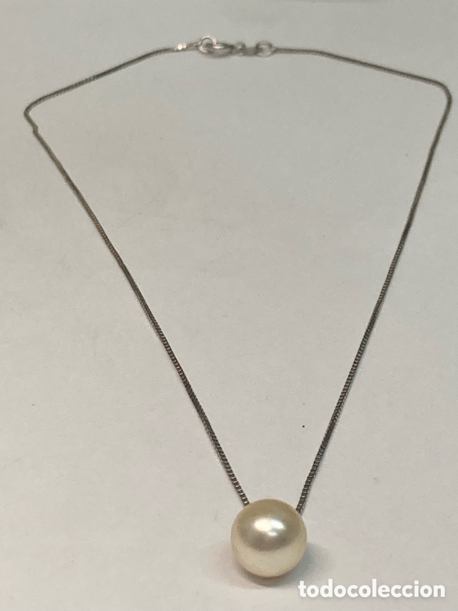 Joyeria: Collar de plata con perla CC143 - Foto 1