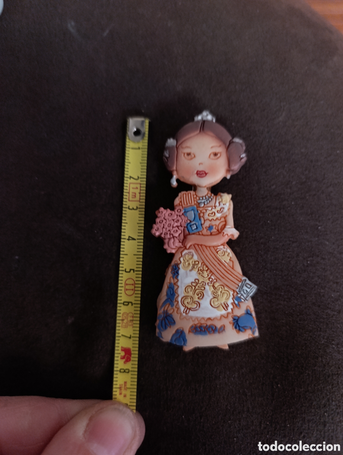 Joyeria: Fallera,broche ceramica - Foto 3