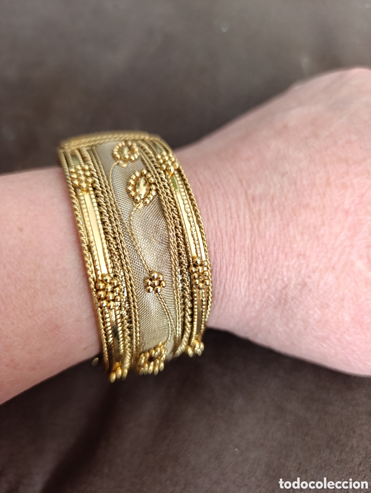 Joyeria: PULSERA R&Iacute;GIDA VINTAGE,6.5 CM DI&Aacute;METRO - Foto 2