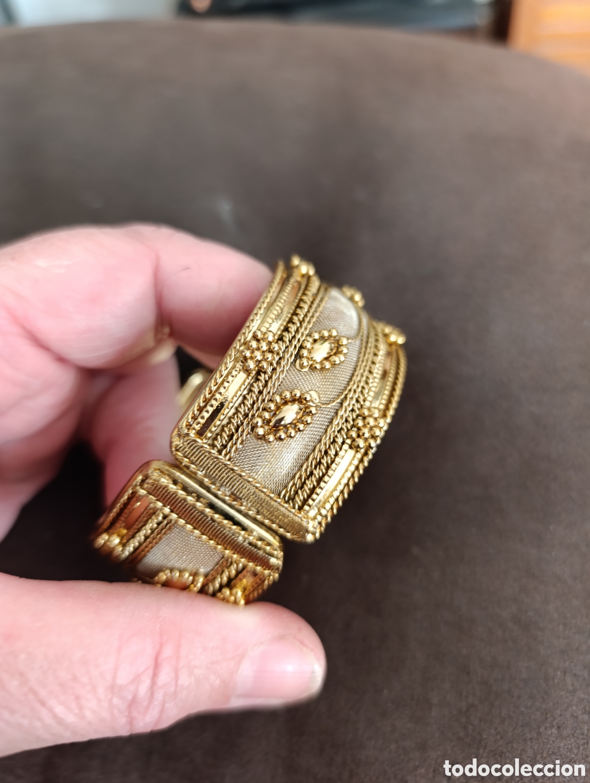 Joyeria: PULSERA R&Iacute;GIDA VINTAGE,6.5 CM DI&Aacute;METRO - Foto 3
