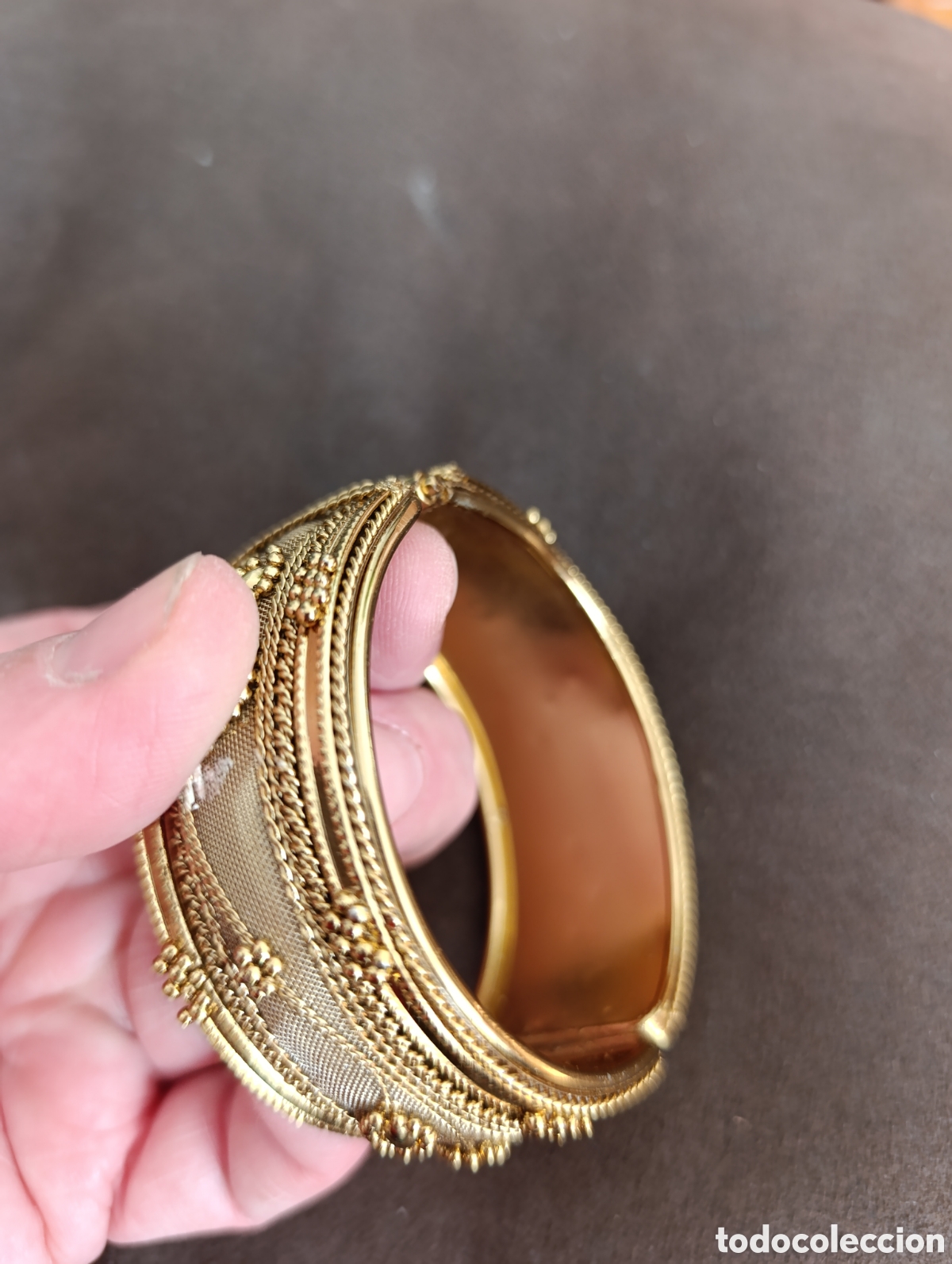 Joyeria: PULSERA R&Iacute;GIDA VINTAGE,6.5 CM DI&Aacute;METRO - Foto 5