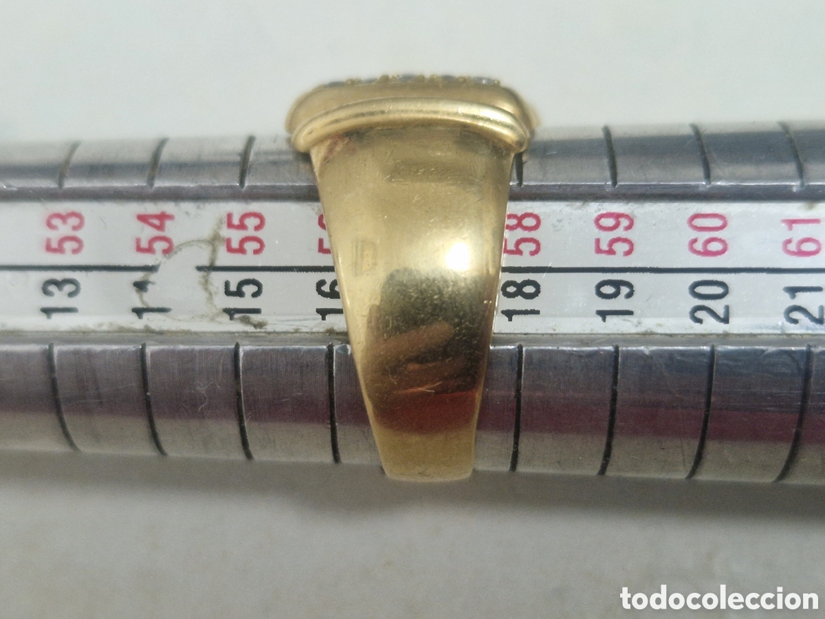 Joyeria: ANILLO ANCHO ORO 18 K CON CIRCONITAS - Foto 7