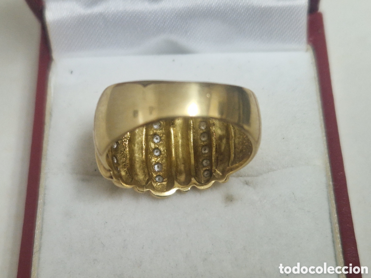 Joyeria: ANILLO ANCHO ORO 18 K CON CIRCONITAS - Foto 10