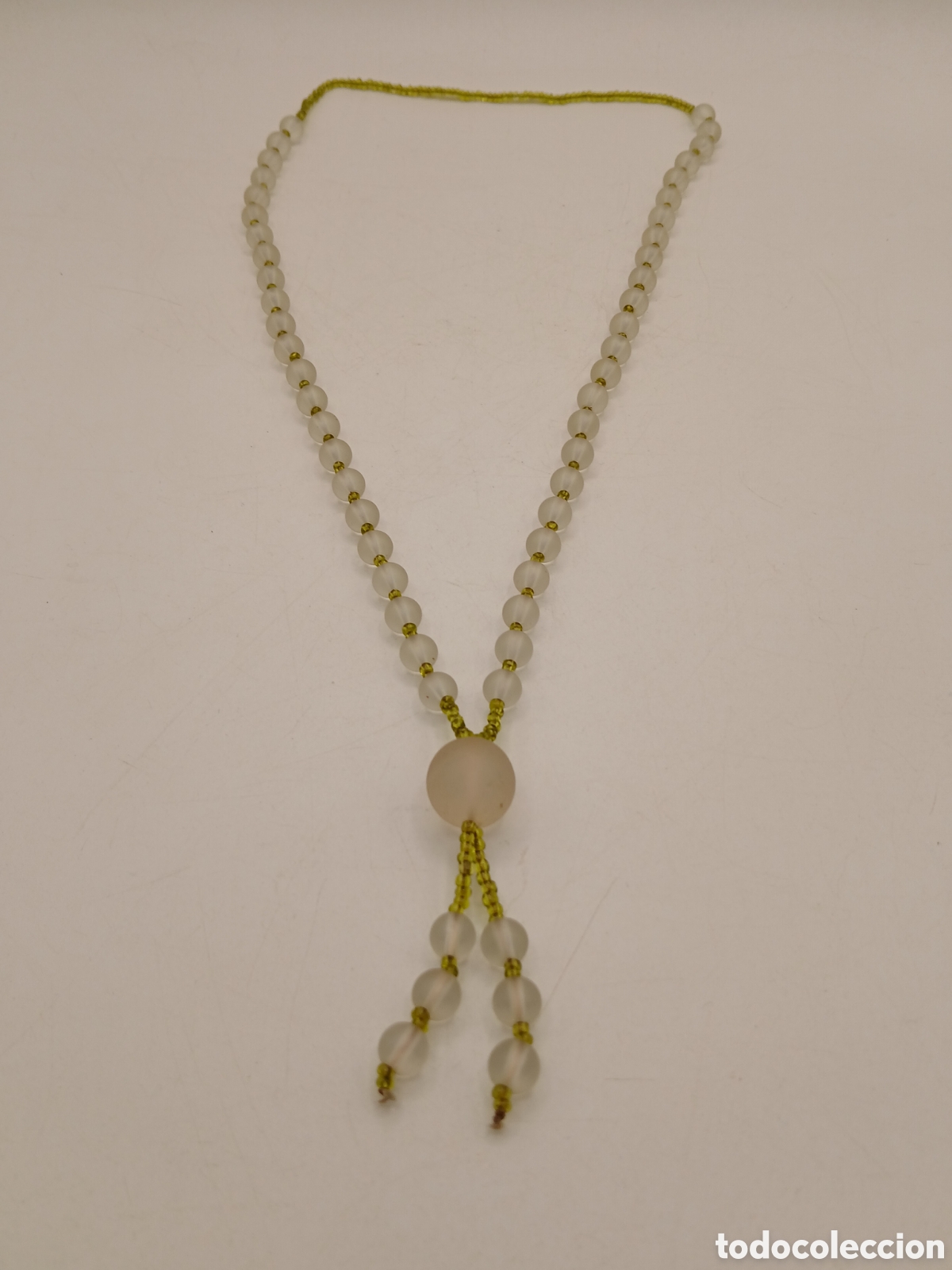 Joyeria: Collar cuarzo blanco mate. Sin cierre - Foto 3