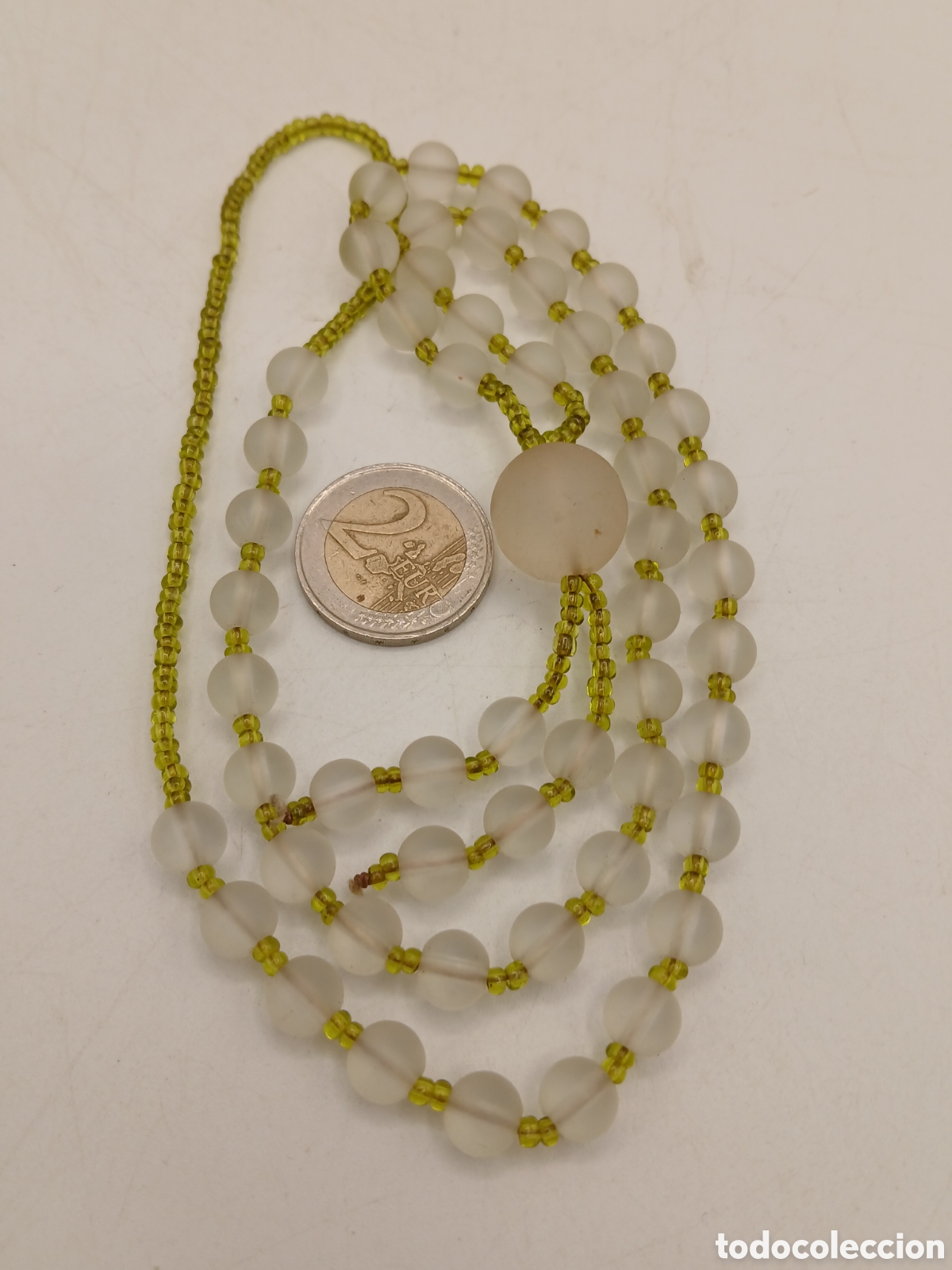 Joyeria: Collar cuarzo blanco mate. Sin cierre - Foto 5