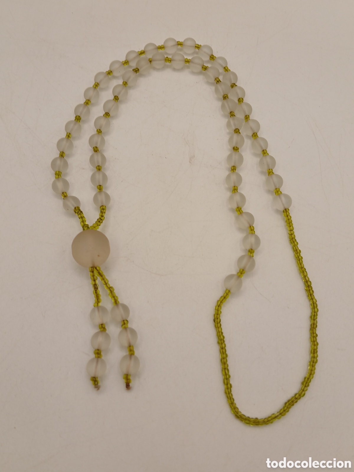 Joyeria: Collar cuarzo blanco mate. Sin cierre - Foto 1