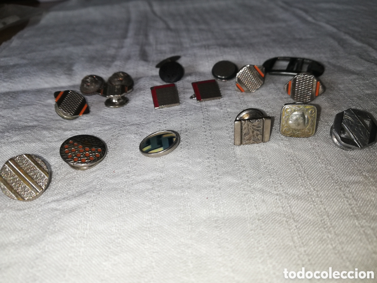 Joyeria: ANTIGUOS GEMELOS, METAL LABRADO - Foto 2