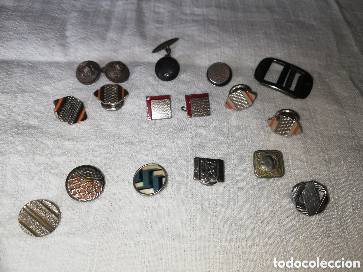 Joyeria: ANTIGUOS GEMELOS, METAL LABRADO - Foto 1