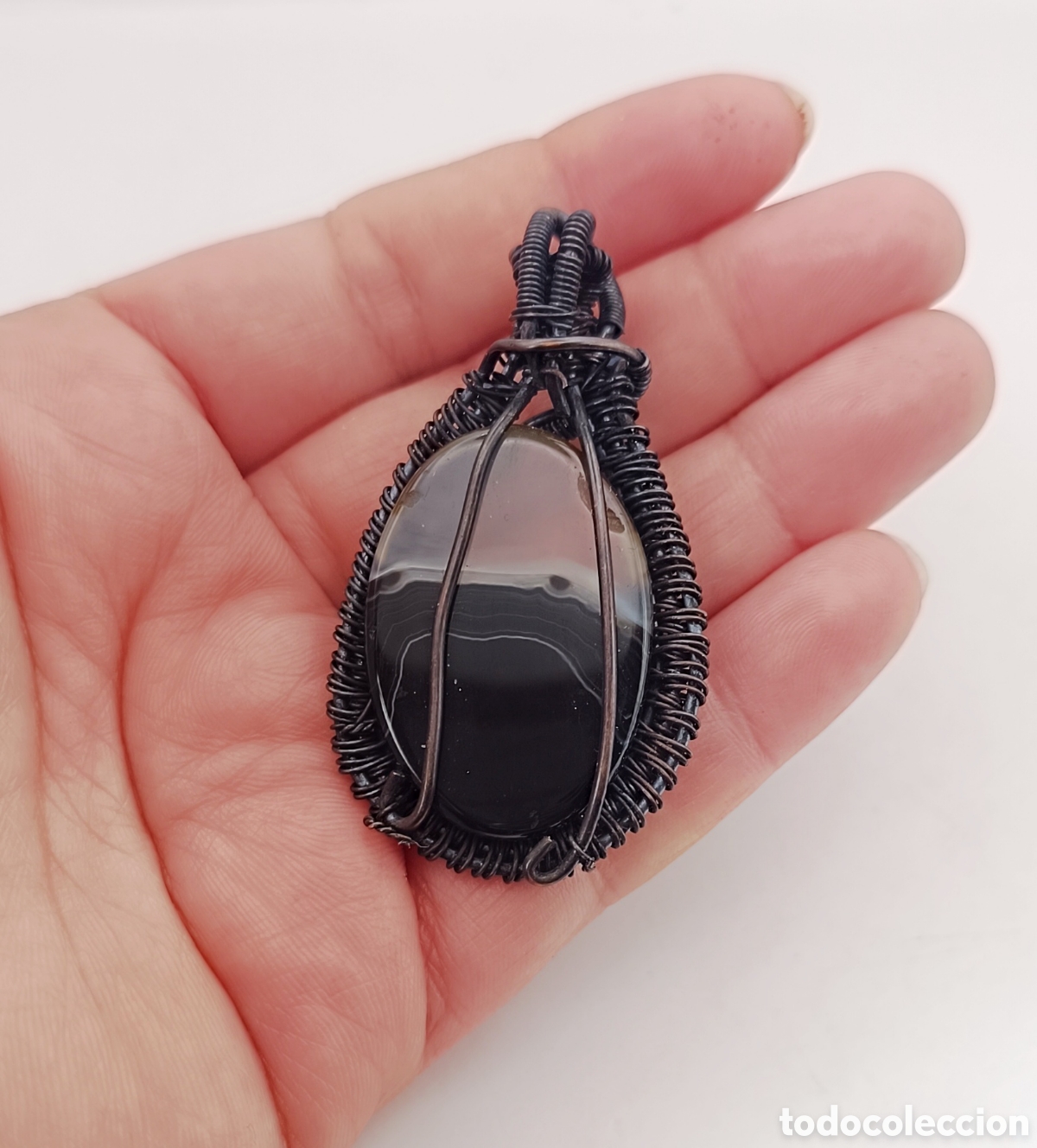 Joyeria: Collar de &Oacute;nix con Engaste de Alambre - Foto 4