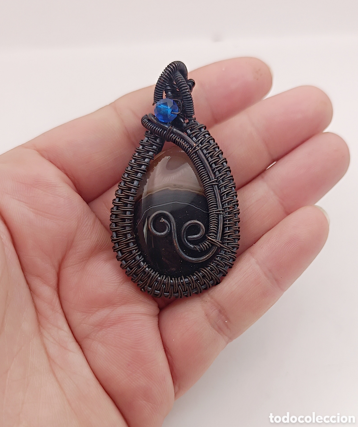 Joyeria: Collar de &Oacute;nix con Engaste de Alambre - Foto 6
