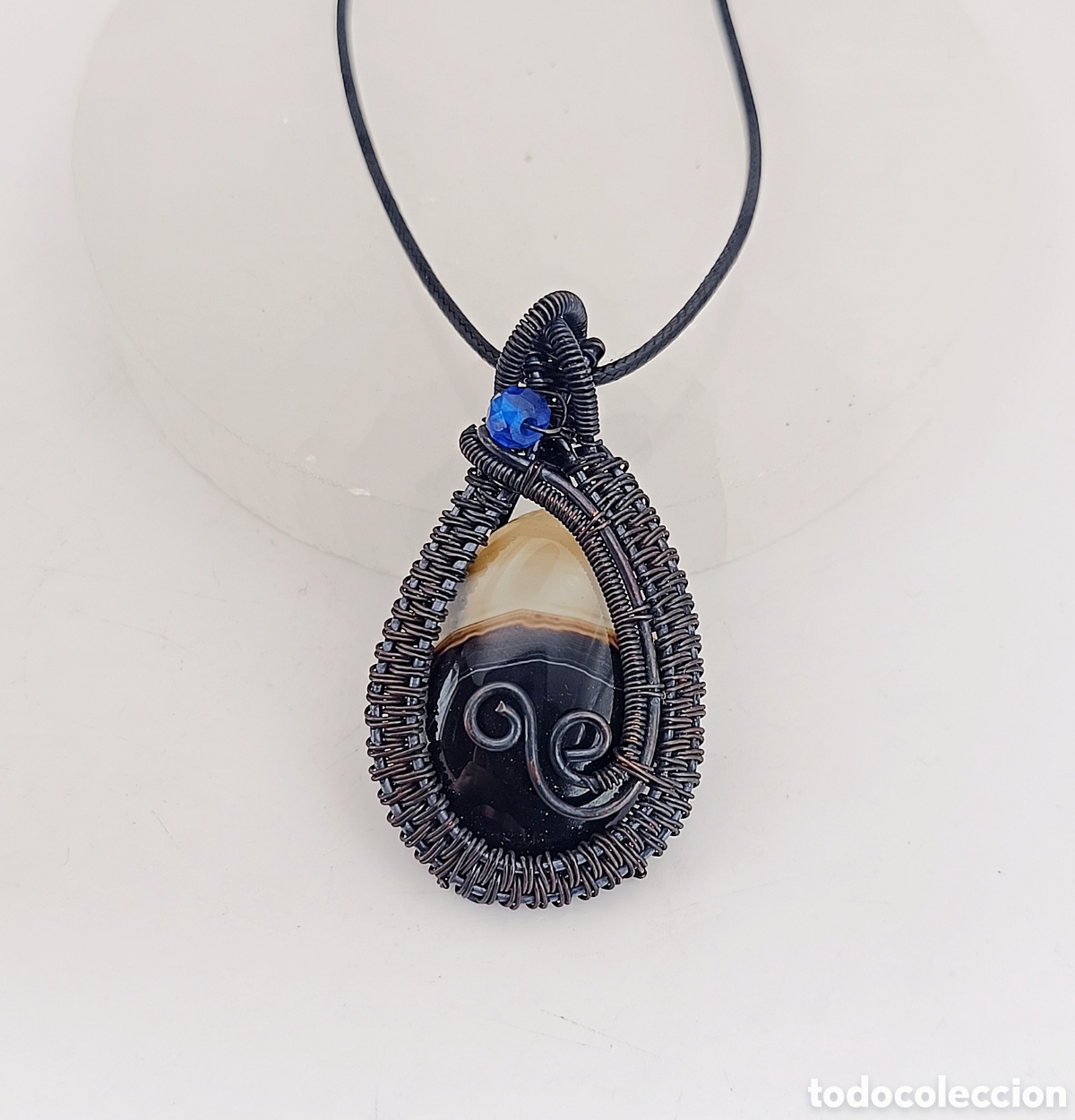 Joyeria: Collar de &Oacute;nix con Engaste de Alambre - Foto 1