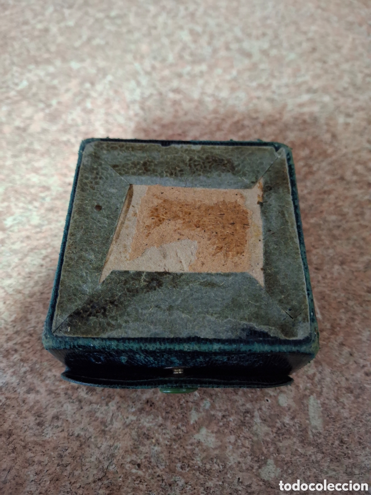 Joyeria: Antigua caja joyer&iacute;a. Verde - Foto 3