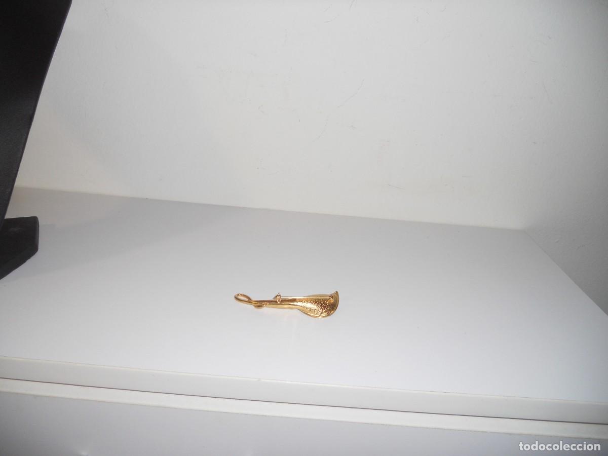 Joyeria: ANTIGUO BROCHE TIPO FLOR DORADO - Foto 7