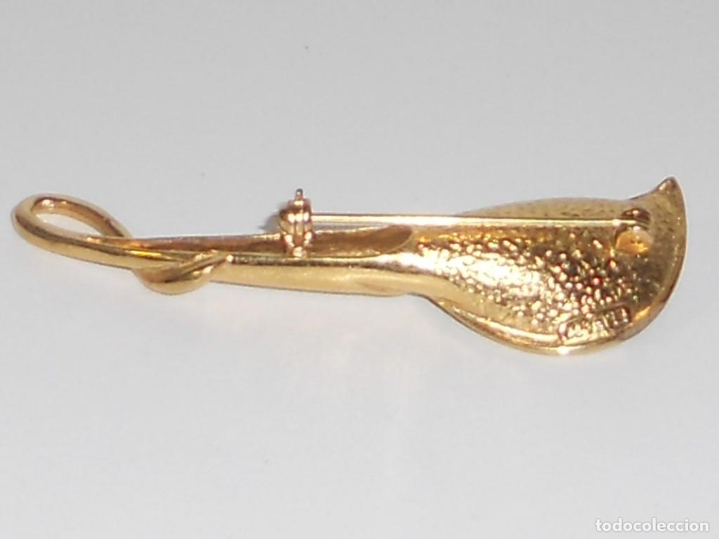 Joyeria: ANTIGUO BROCHE TIPO FLOR DORADO - Foto 11