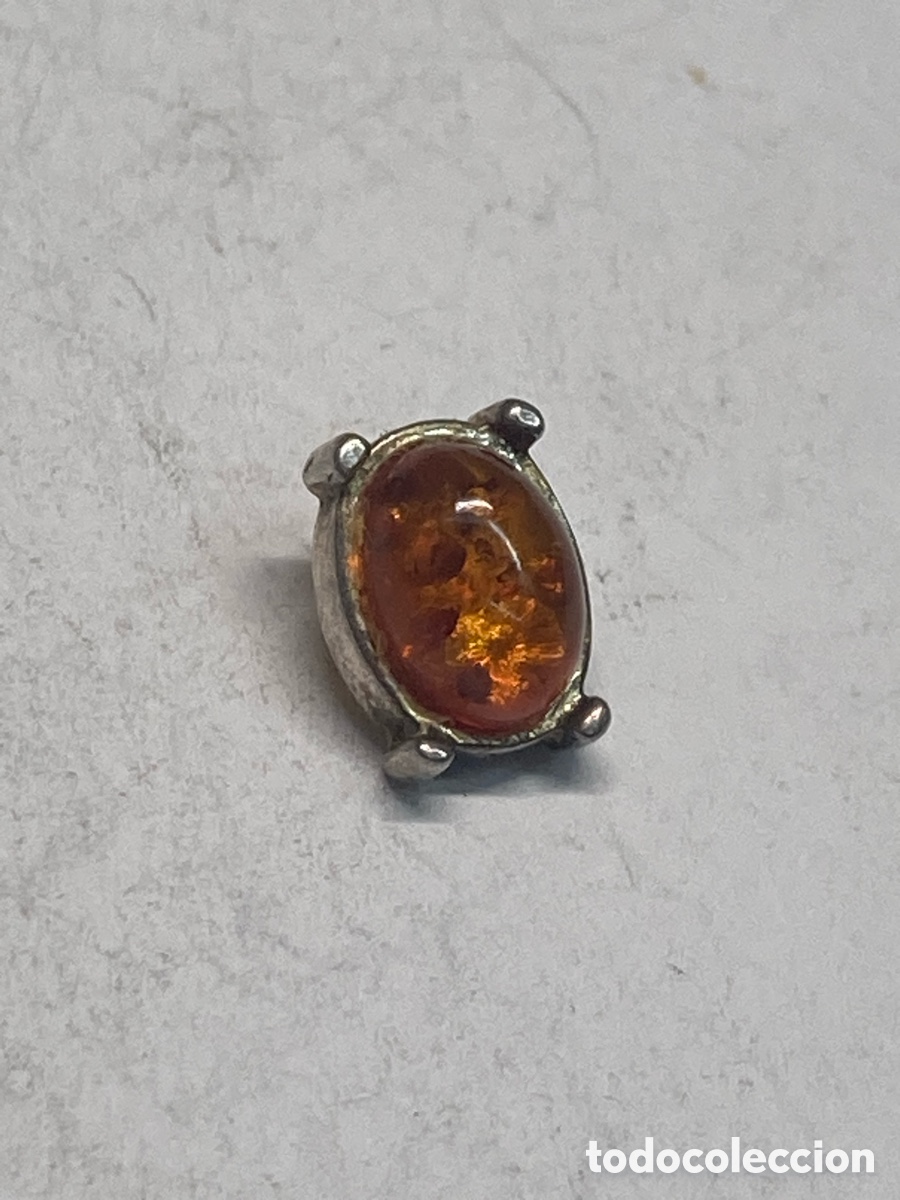 Joyeria: Colgante de plata y ambar C308 - Foto 1
