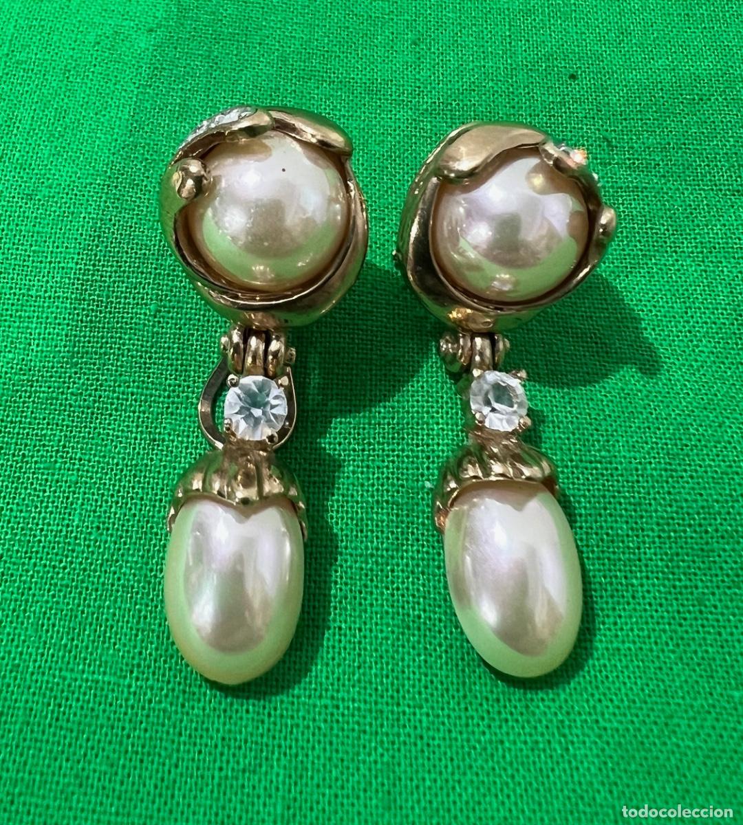 Joyeria: PENDIENTES EN ORO LAMINADO Y PERLAS - Foto 5