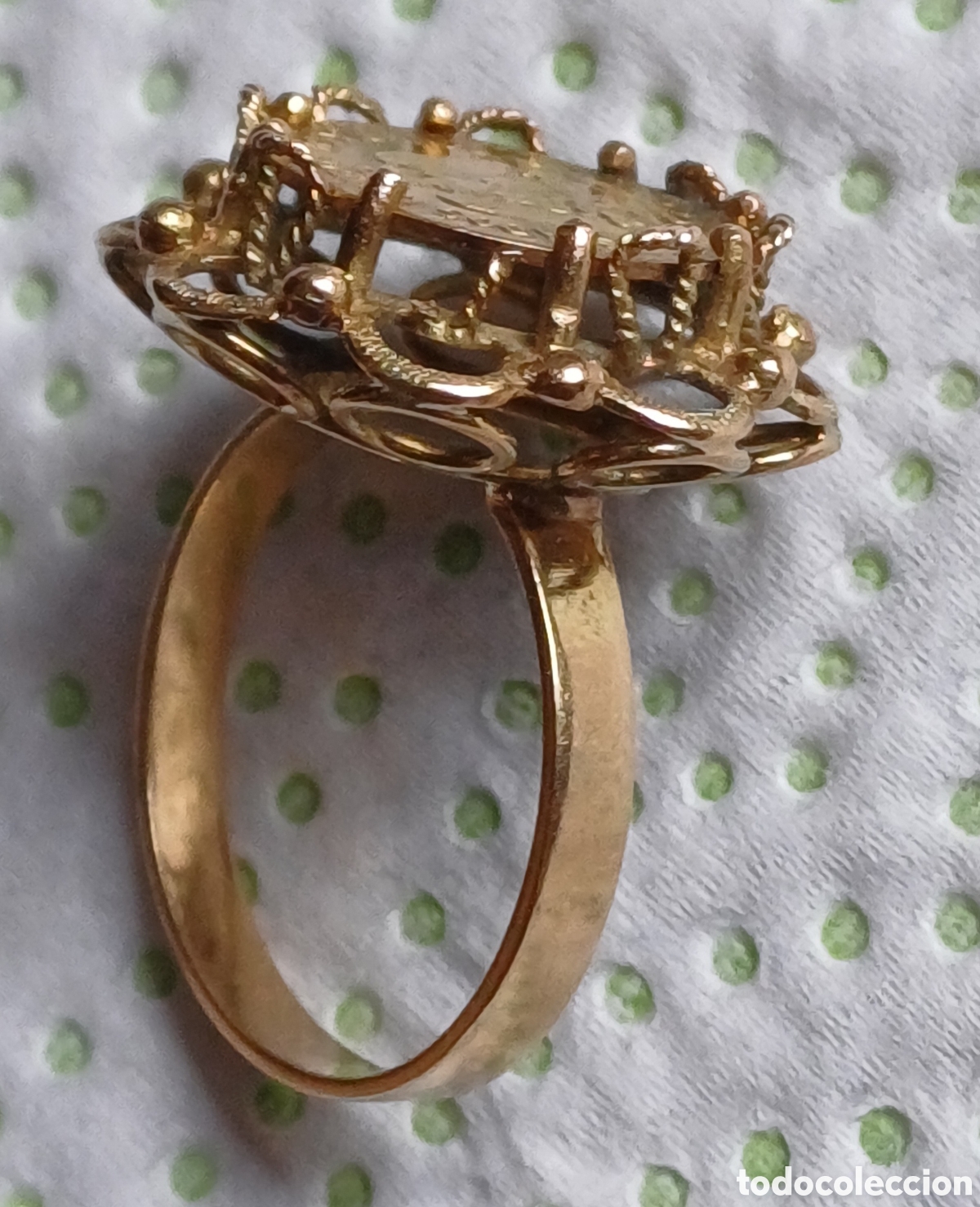 Joyeria: Sortija oro 21y 24 quilates moneda - Foto 5