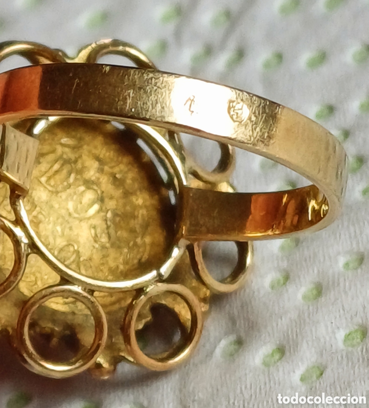 Joyeria: Sortija oro 21y 24 quilates moneda - Foto 10