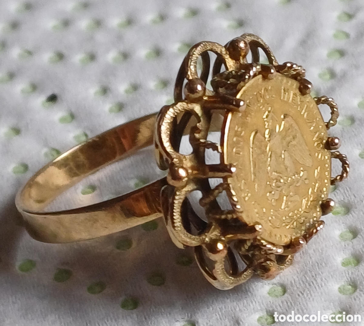 Joyeria: Sortija oro 21y 24 quilates moneda - Foto 11