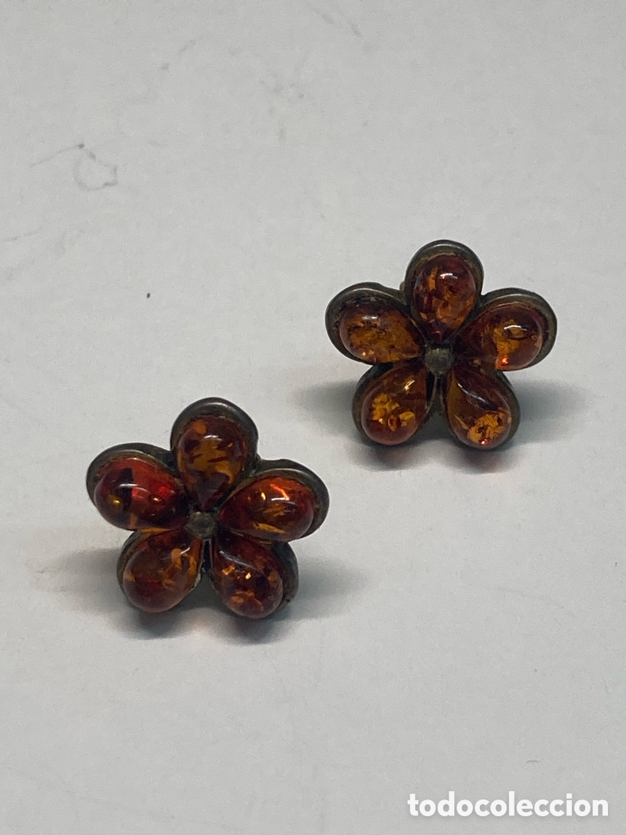 Joyeria: Pendientes de plata &Aacute;mbar P239 - Foto 1