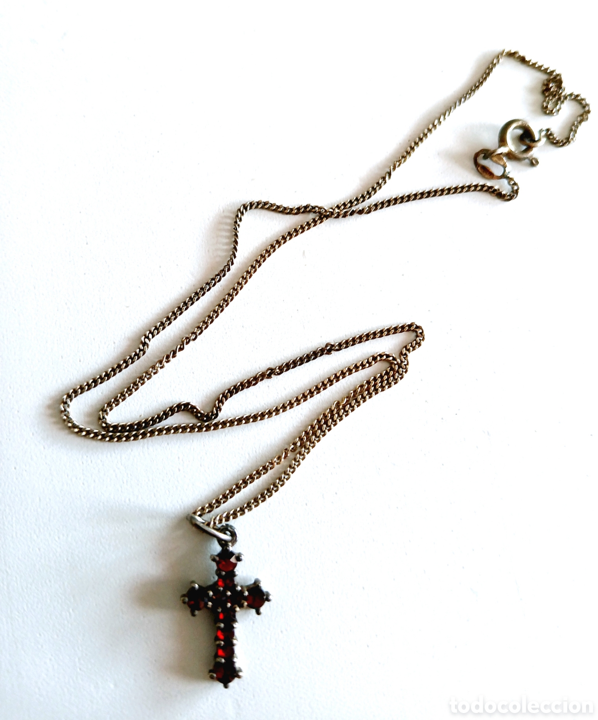 Joyeria: Collar de plata con rub&iacute;es naturales - Foto 1