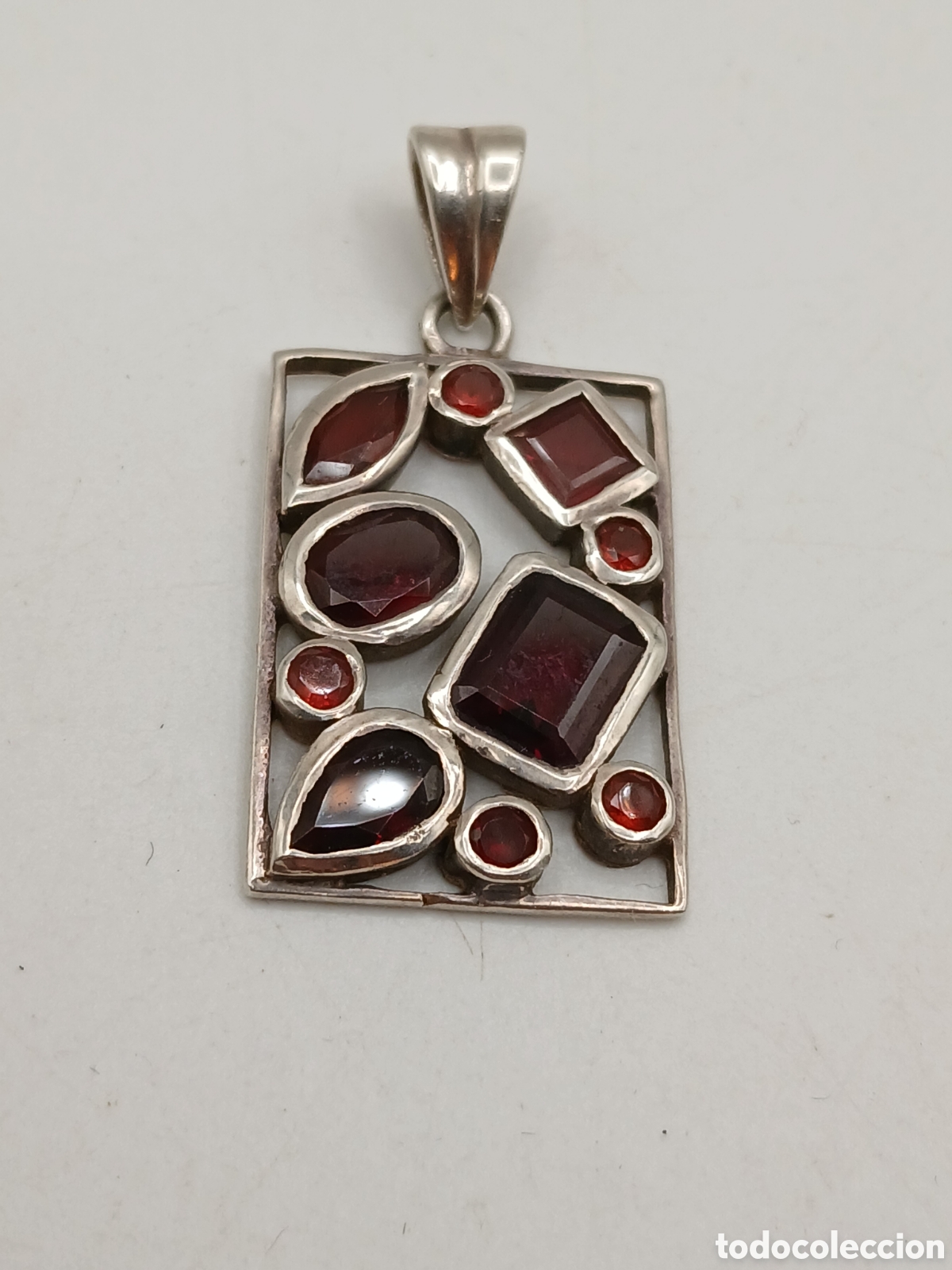 Joyeria: Colgante plata 925mls y granate - Foto 2