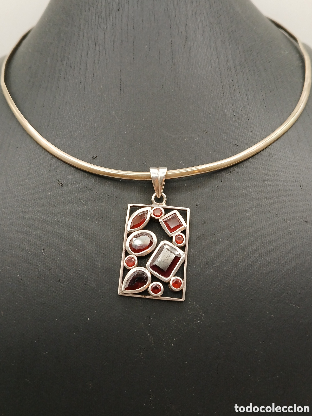 Joyeria: Colgante plata 925mls y granate - Foto 3
