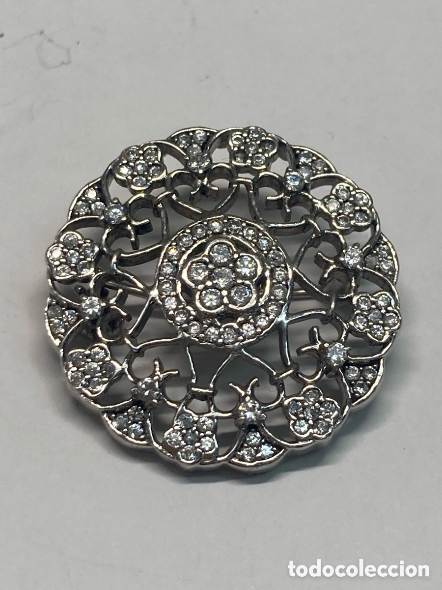 Joyeria: Broche de plata engastado B92 - Foto 1