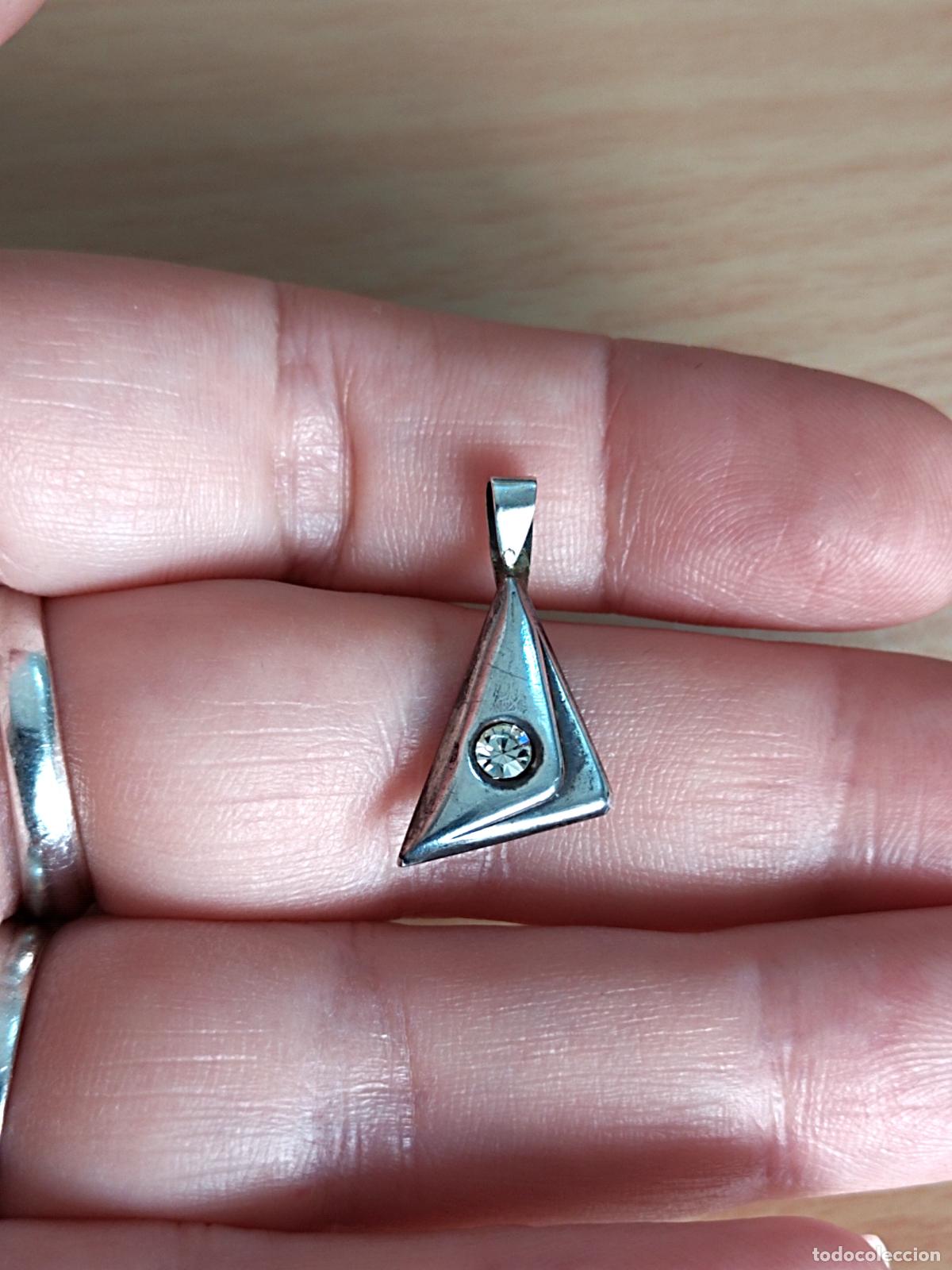 Joyeria: Colgante de plata de ley, con circonita. - Foto 3
