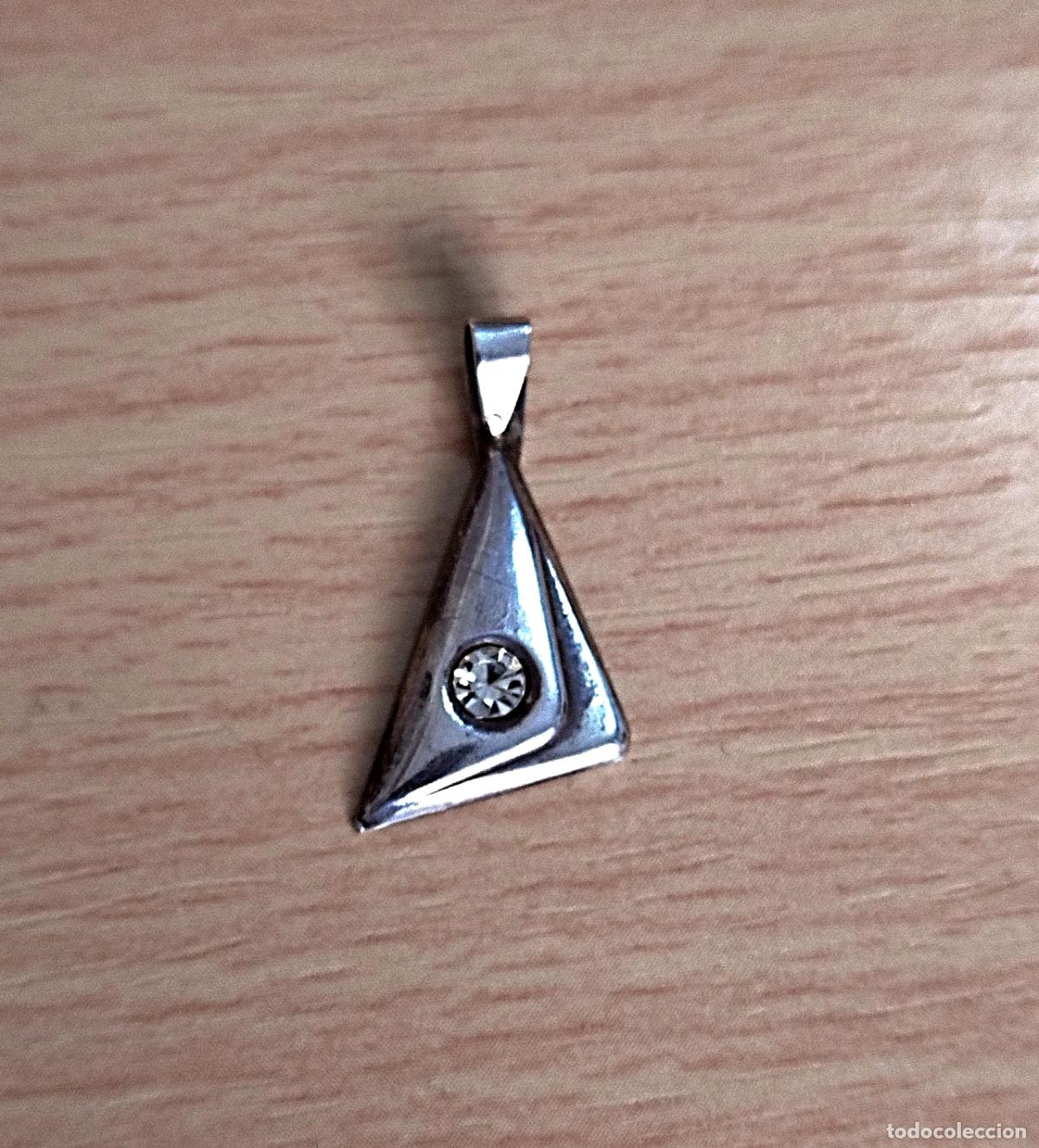 Joyeria: Colgante de plata de ley, con circonita. - Foto 1