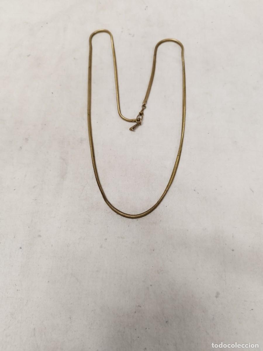 Joyeria: Antigua cadena, cord&oacute;n dorado. - Foto 1