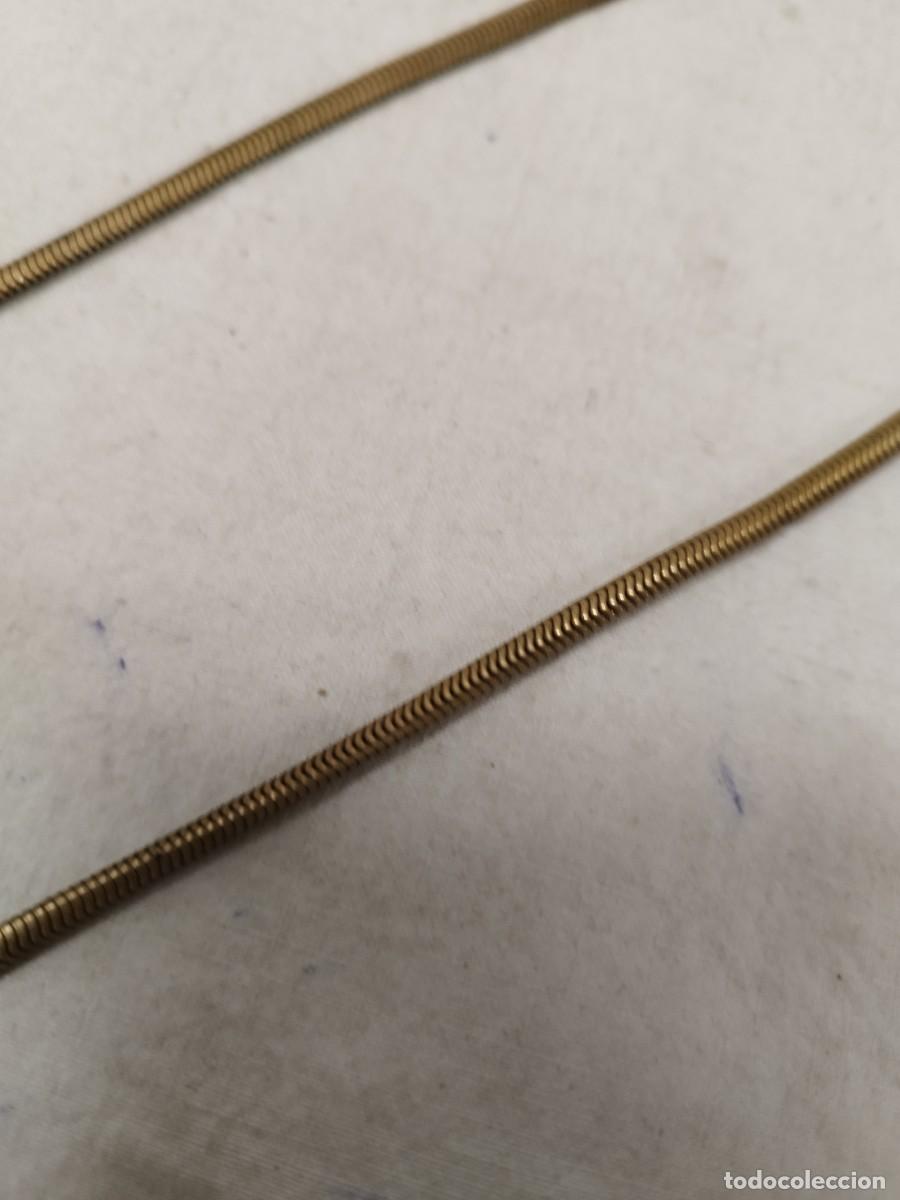 Joyeria: Antigua cadena, cord&oacute;n dorado. - Foto 4