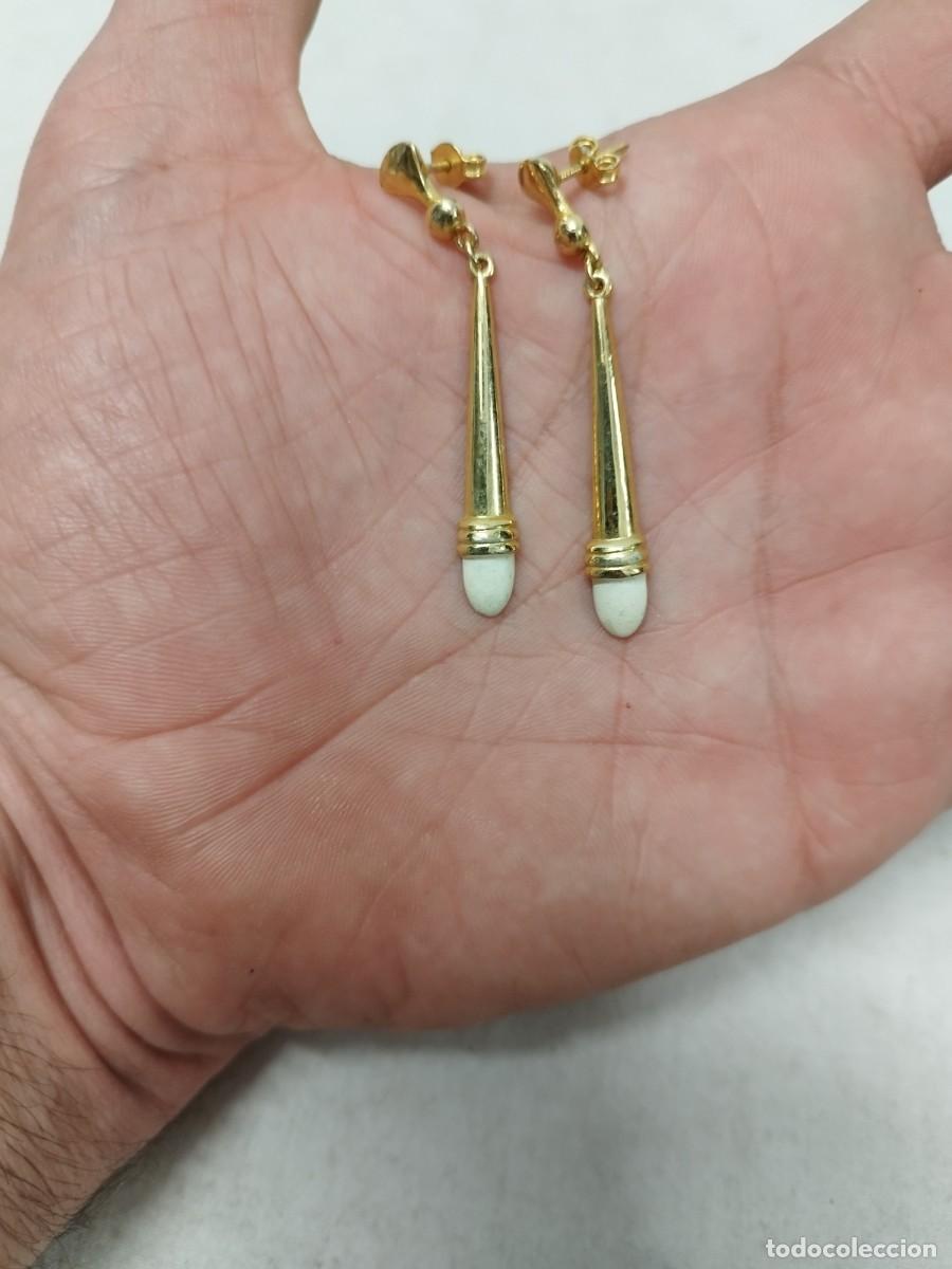 Joyeria: Antigua pareja, par de pendientes. - Foto 1