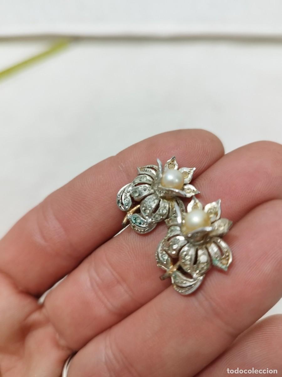 Joyeria: Antigua pareja, par de pendientes. - Foto 3