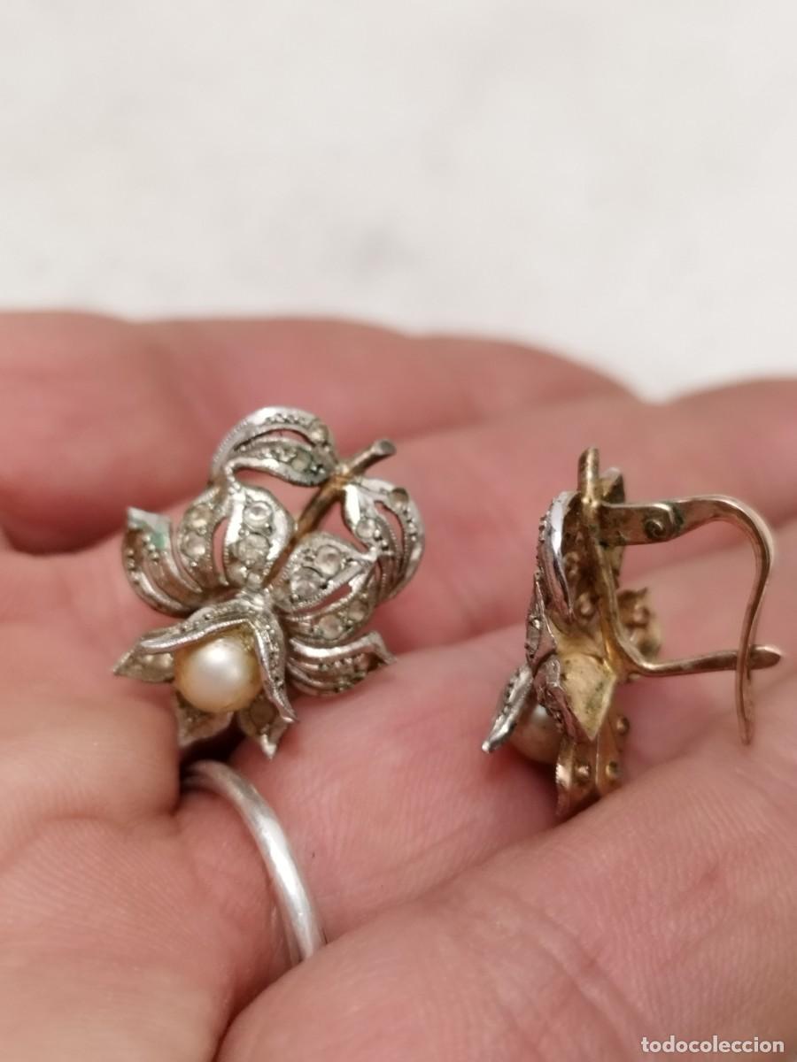 Joyeria: Antigua pareja, par de pendientes. - Foto 5