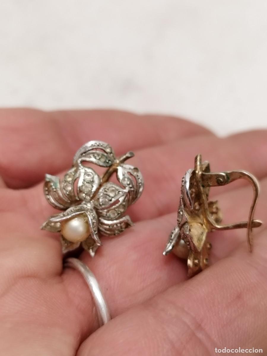 Joyeria: Antigua pareja, par de pendientes. - Foto 6