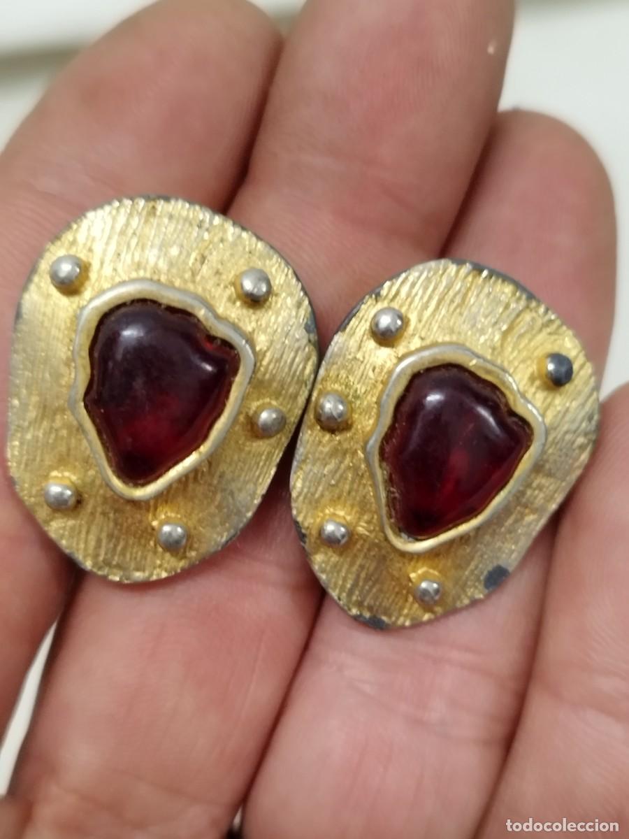 Joyeria: Antigua pareja, par de pendientes. - Foto 2